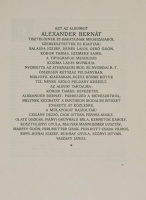 Különböző magyar művészek: Alexander Bernát mappa, 15 lap, teljes (1925)