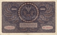 Lengyelország 1919.8.23. 1000M (6x) klf szériaszám variánsokkal T:II
