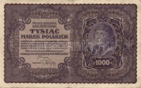 Lengyelország 1919.8.23. 1000M (6x) klf szériaszám variánsokkal T:II