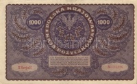 Lengyelország 1919.8.23. 1000M (6x) klf szériaszám variánsokkal T:II