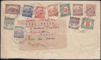 1922 (3.díjszabás) Légi levél Párizsba