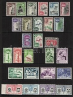 NYASSALAND gyűjtemény berakólapon benne klasszikusok, hosszú forgalmi sorok, változatok, díjjegyesek / Collection on stock cards with classic stamps, varieties, definitive sets, postal stationary