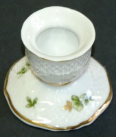 Nem használt, kézzel festett Hollóházi porcelán 3 darabos asztali készlet eredeti dobozában / Hand-painted chinaware set in original box 