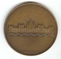 1930. 'XII. Nemzetközi Építész Kongresszus-Budapest' Br plakett (d=61mm) T:2