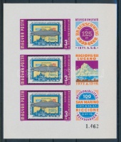 1977 Bélyegbemutatók vágott blokk (4.000)