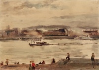 Somló Jenő (1894 -): Dunapart (1957)