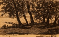 Szennik György (1923 - 2007): Badacsonyörsi part (1976)