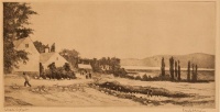 Zádor István (1882 - 1963): Estefelé Szigligeten
