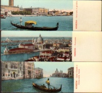 Venezia. Canal Grande/ Panorama. 3 db. C.