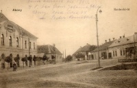Abony. Szolnoki út. Kossuth Szálloda. I.