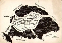 Irredenta képeslap. Kiadja: a Magyar Nemzeti Szövetség.