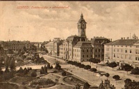 Szeged. Széchenyi-tér a városházával. Í.