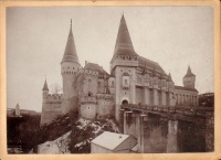 Fotó Vajdahunyad vára, 1880 körüli.