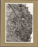 Magyar várak. Diósgyőr, É-Nyi-i torony K-i oldala. Boltváll. 1938.