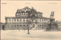 Dresden. Klg.Opernhaus. König Johann-Denkmal.
