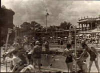 Széchenyi fürdő korabeli fotója, 60-as évek.