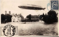 Friedrichshafen a.B. Indokínai bélyeggel. Í