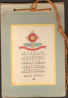 Deli Anna: Magyar népviseletek. Kézzel színezett. 8-14 kép.
