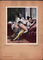 Deveria Henry Victor (1829-1897). Deveria und sein Kreis. No.29. Voila deja deux fois./ Nun war es schon zweimal. Wien Privatdruck der Gesellschaft Östereicher Bibliopleiter 1909, Erotik Biedermeyer.
