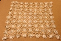 Antik csipke (Klöpli) terítő, 50*50 cm.