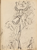 Czóbel Béla (1883 - 1976): 5 rajz vázlatfüzetben,