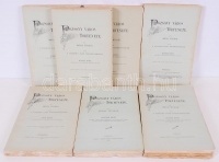 Ortvay Tivadar: Pozsony város története I.-IV. köt. (7 kötetben, teljes!) Pozsony, 1892-1912. Pozsonyi Első Takarékpénztár (Stampfel.)
 I. A legrégibb időktől az Árpádházi királyok kihalásáig. 384p. 38 szövegközti és egész oldalas képpel.
&