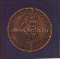 Tóth Sándor (1933-) 1986. 'MÉE Hajdú-Bihar Megyei szervezete / János Zsigmond' Br emlékérem (42,5mm) T:1 plombált ÁPV tokban