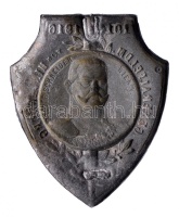 Osztrák-Magyar Monarchia 1914-16. 'Hindenburg főtábornagy' cink sapkajelvény (40x33mm) készítő: Brüder Schneider Wien 5; tű nélkül T:1-
    Austro-Hungarian Monarchy 1914-16. 'GENERALFELDM. von HINDENBURG' zin cap badge (40x33mm) ma