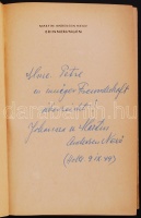 Nexö, Martin Andersen: Erinnerungen. Berlin, 1948, Dietz. Kiadói papírkötésben, jó állapotú, dedikált (!) / 
&lt;br/&gt;Hardcover, dedicated (!)