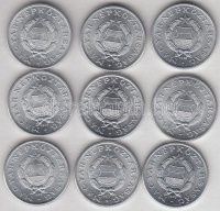 1970,1973,1974-77,1979. 1Ft Al (9db) T:1