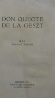 FRANYÓ Zoltán: Don Quijote de la Geszt.