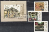 1984 100 éves az Operaház vágott sor + blokk (6.500)