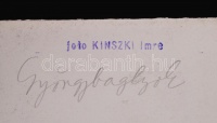 1930-1935 Kinszki Imre (1901-1945): Gyöngybaglyok. Vintage fotó, hátoldalán szerzői pecséttel jelzett, feliratozott / 
&lt;br/&gt;Imre Kinszki (1901-1945): Barn Owls. Artist's stamp and description on the verso, 11x16cm