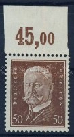 1928 Hindenburg Mi 420 ívszéli / margin piece (Mi EUR 140.-)