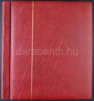 KA-BE Albánia előnyomott falcmentes album 1963-1971 bordó borítóval