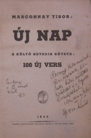 MARCONNAY Tibor: Új nap. A költő 7. kötete: 100 új vers.
