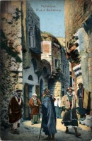 Palestine. Rue á Betlehem. 1918.