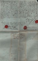 Bánffy Jánosné Herczeg Ágnes és Bögözy Mihály közötti magyar nyelvű zálog egyezség 1836-ból. 