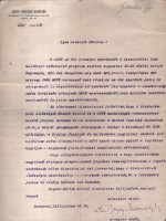 Bajcsy-Zsilinszky Endre (1886-1944) mártír politikus gépelt levele 1927-ből Gömbös Gyulához, a Move Országos Elnökéhez, autográf aláírásával.