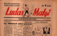 Ludas Matyi. Szatirikus hetilap.  I. évfolyam, 4. szám. 1945. június 10.