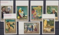 1967 Festmény (III) vágott ívszéli sor (3.000)