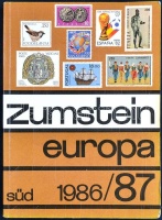 Zumstein Dél-Európa 1986/1987 katalógus
