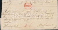 1830 Ex offo piros / red 'TÁLLYA' - Unghvár