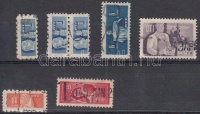 1949 7 db SzTK bélyeg 1Ft, 6Ft, 23Ft, 80f, 450Ft
