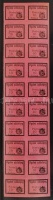 1946 Pestújhely vigadalmi adóbélyeg 10f 20-as tömb