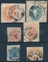 1850-1864 6 db bélyeg 'LUGOS'