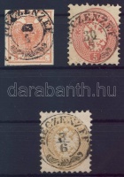 1850-1864 3 klf bélyeg 'MECZENZÉF'