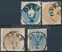 1850-1864 4 klf bélyeg 'OFEN'