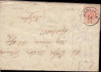 1851 3kr HP I levélen / On cover 'MEDVISCH' - 'HERRMANNSTADT' - 'NAGYSELYK'