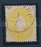 1861 2kr sárga 'B(ÖS)ING'